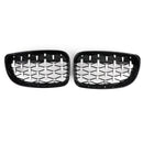 Front Grille Fit BMW 1 Series E81 E87 E82 E88 128i 135i 2008-2012 Black & Chrome Generic