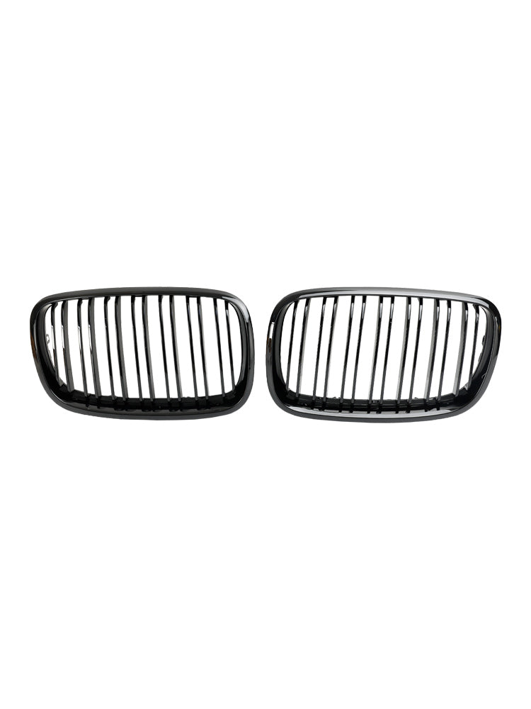 BMW X5 E70 2007-2013 Front Bumper Kidney Grille Grill Gloss Black