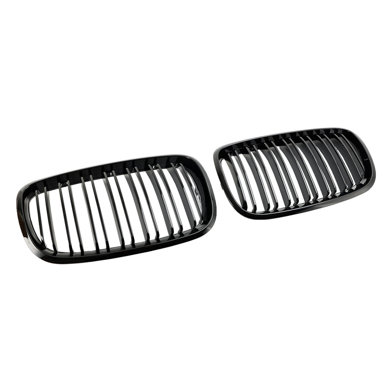 BMW X6 M (E71) 2009-2014 Front Bumper Kidney Grille Grill Gloss Black