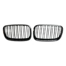 BMW X6 E71 2007-2014 Front Bumper Kidney Grille Grill Gloss Black