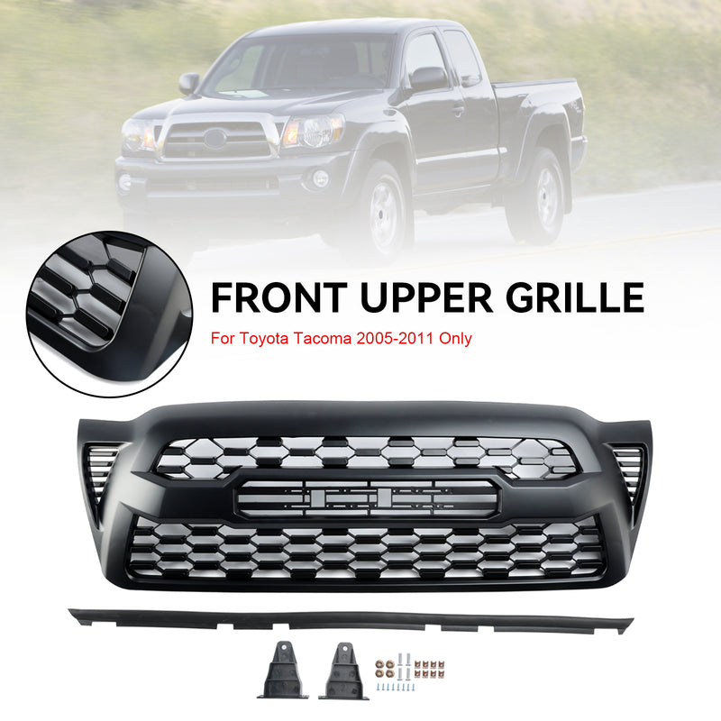 Toyota Tacoma | 2005-2011 | TRD PRO Grille | Matte Black | Grey Letter