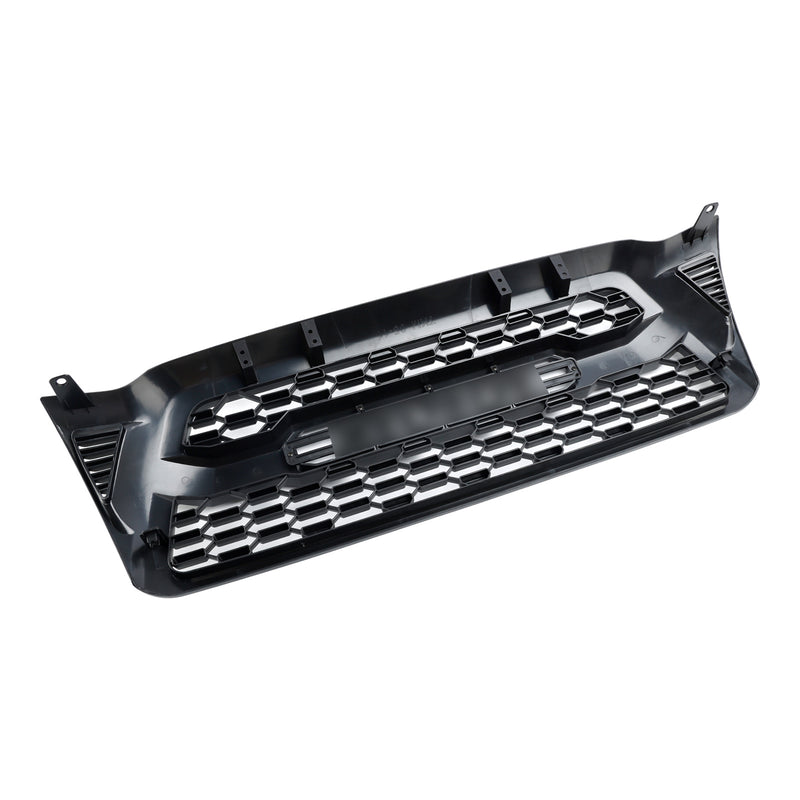 2005-2011 Tacoma Front Bumper Hood Grille Grill Replacement With TOYOTA letter Matte Black Generic