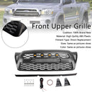 Matte Black Front Bumper Grille Grill Fit Toyota Tacoma 2005-2011 W/LED