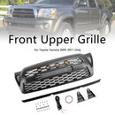 Matte Black Front Bumper Grille Grill Fit Toyota Tacoma 2005-2011 W/LED