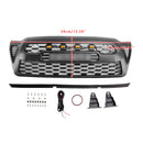 Matte Black Front Bumper Grille Grill Fit Toyota Tacoma 2005-2011 W/LED