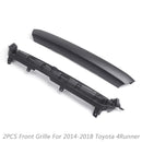 Toyota 4Runner 2020-2024 TRD PRO Black 2 Piece Front Bumper Grille Grill Generic
