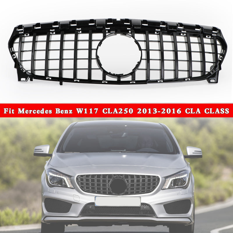 Mercedes Benz W117 CLA250 2013-2016 GT-R Style Front Bumper Grille Grill