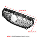 Diamond star grille grill Fit Mercedes-Benz R117 W117 CLA250 2013-2016 Silver