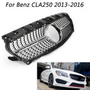 Diamond star grille grill Fit Mercedes-Benz R117 W117 CLA250 2013-2016 Silver