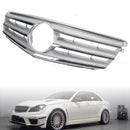 Chrome Front Grill Grille Fit Mercedes Benz C Class W204 C300 C350 2008-2014