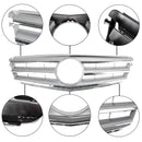 Chrome Front Grill Grille Fit Mercedes Benz C Class W204 C300 C350 2008-2014