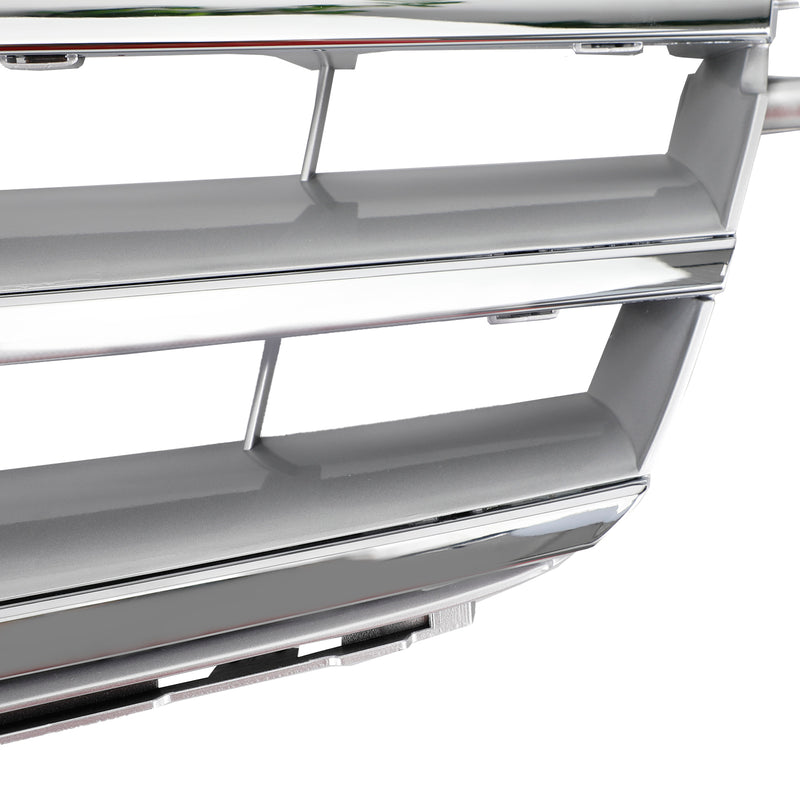 Chrome Front Grill Grille Fit Mercedes Benz C Class W204 C300 C350 2008-2014