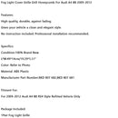 Pair Honeycomb Mesh Fog Light Open Vent Grill Intake Fit Audi A4 B8 2009-2012 Generic