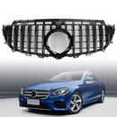 Mercedes Benz W213 E-Class E200 E300 E400 E43 2016-2019 GT Style Black Front Bumper Grille