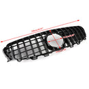 Mercedes Benz W213 E-Class E200 E300 E400 E43 2016-2019 GT Style Black Front Bumper Grille