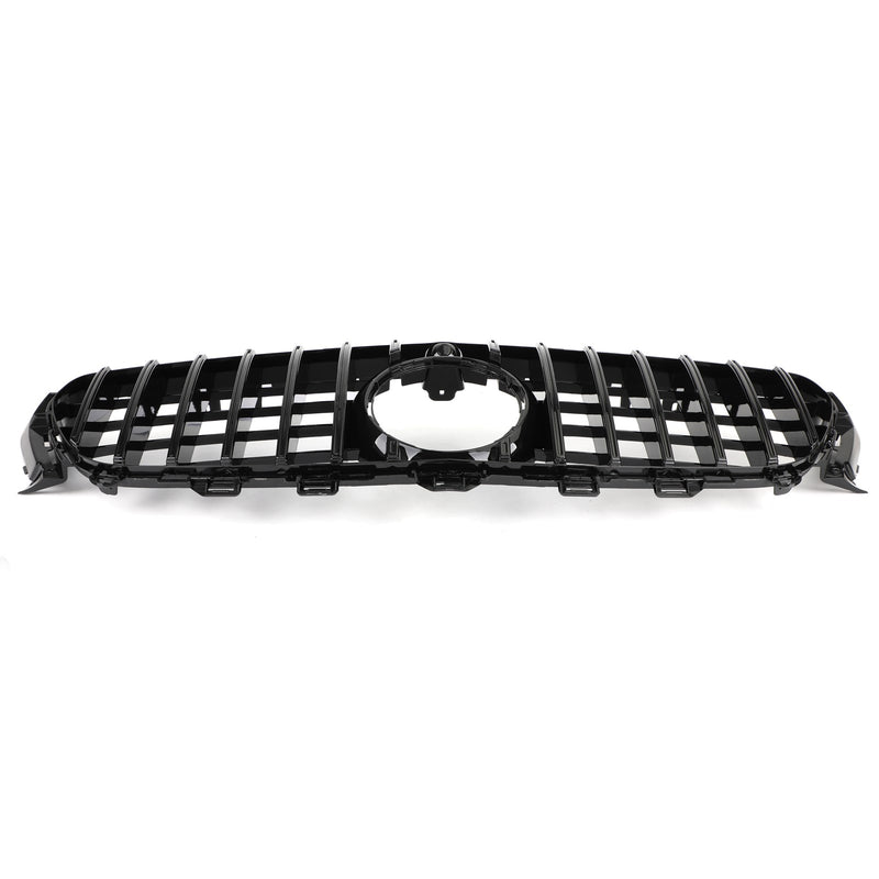 Mercedes Benz W213 E-Class E200 E300 E400 E43 2016-2019 GT Style Black Front Bumper Grille