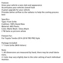 2014-2018 Toyota Tundra TRD PRO Black Honeycomb Front Grill Grille