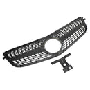 Diamond Front Bumper Grille Grill Fit C-Class Benz W204 C300 C350 2008-2014