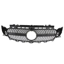 W213 E300 E400 2016-2019 Mercedes Benz Diamond Silver Border Front Grill Replacement Grille