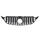 GTR Style Front Bumper Grill Grille fit Mercedes W205 C250 C300 C43 2015-2018