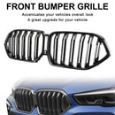 2020-2022 BMW X6 G06 M50i W/Camera Hole Front Bumper Grille Grill Black