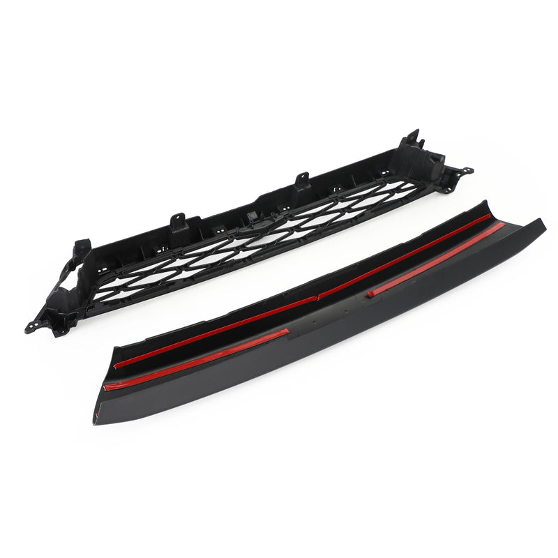 Toyota 4Runner | TRD PRO Grille | Front Bumper Grille| 2020-2024 | 2 Piece | Grey / Black / Red Toyota Letter | Led Lights