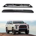 2 Piece Front Bumper Grille Grill Fit Toyota 4Runner TRD PRO 2020-2024 With Letter