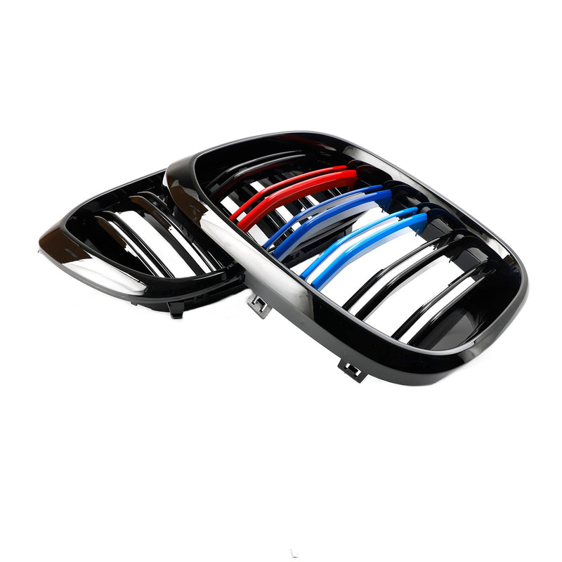 2PCS M-Color Kidney Grill Grille 51138469959 fit BMW G01 X3 G02 X4 Gloss Black Generic