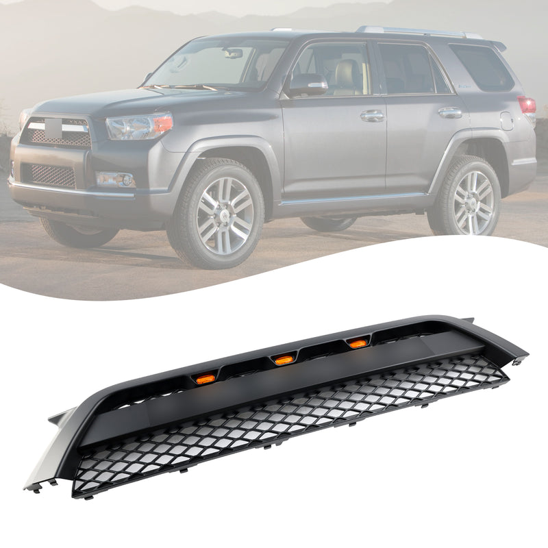Toyota 4Runner | 2010-2013 | 4Runner | TRD Pro Grille | Matte Black + Toyota Letter + LED Lights