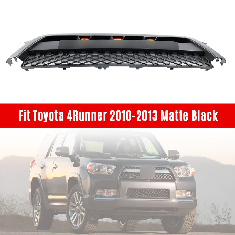 Toyota 4Runner | 2010-2013 | 4Runner | TRD Pro Grille | Matte Black + Toyota Letter + LED Lights