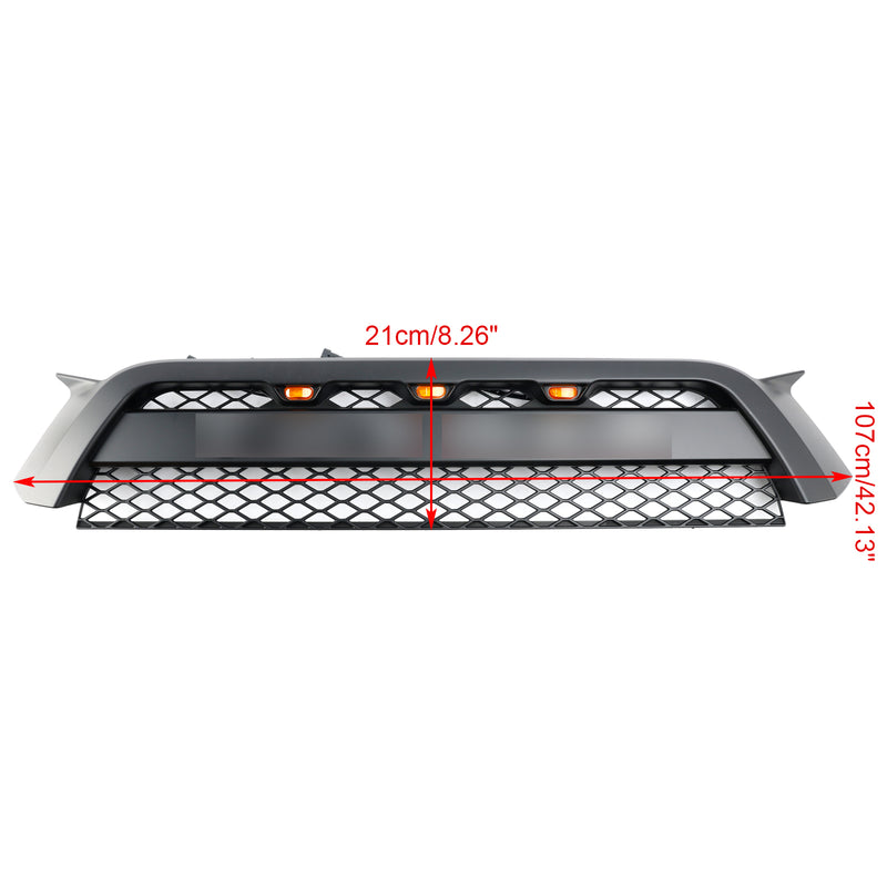 Toyota 4Runner | 2010-2013 | 4Runner | TRD Pro Grille | Matte Black + Toyota Letter + LED Lights