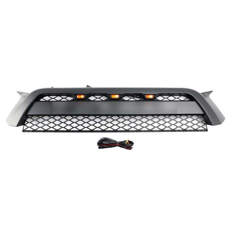Toyota 4Runner | 2010-2013 | 4Runner | TRD Pro Grille | Matte Black + Toyota Letter + LED Lights