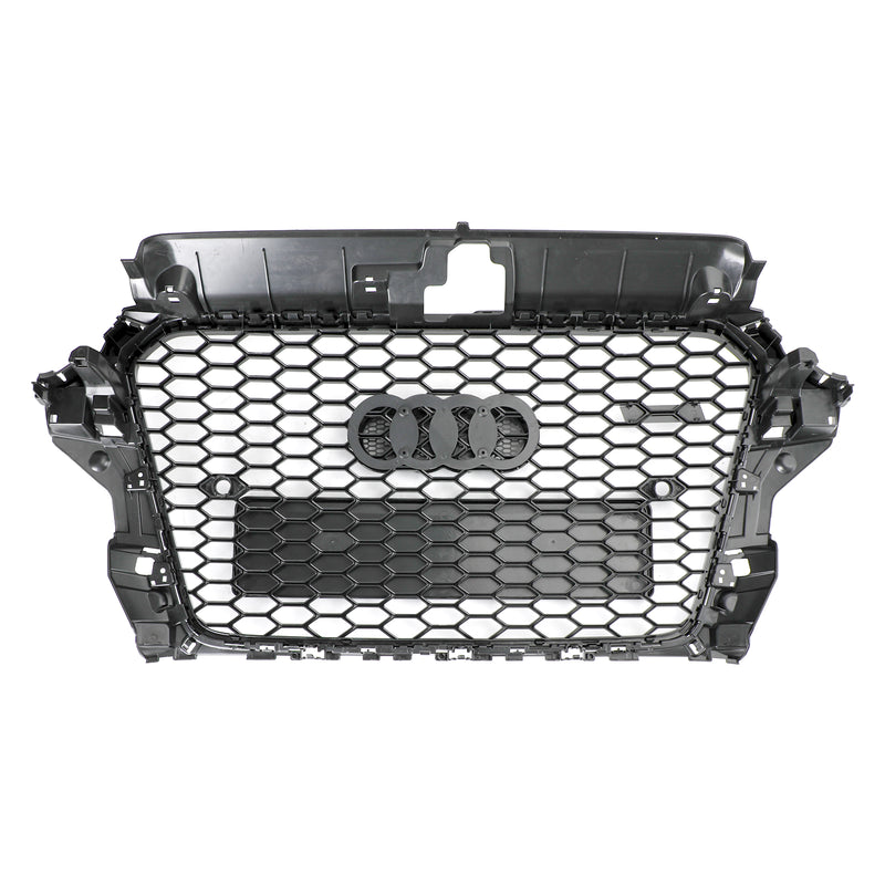 2013-2016 Audi A3 S3 Grill Replacement RS3 Style Front Hood Honeycomb Bumper Grille Generic
