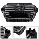 Front Bumper Grille Grill 8V3853651 Fit Audi A3 S3 2013-2016 Chrome