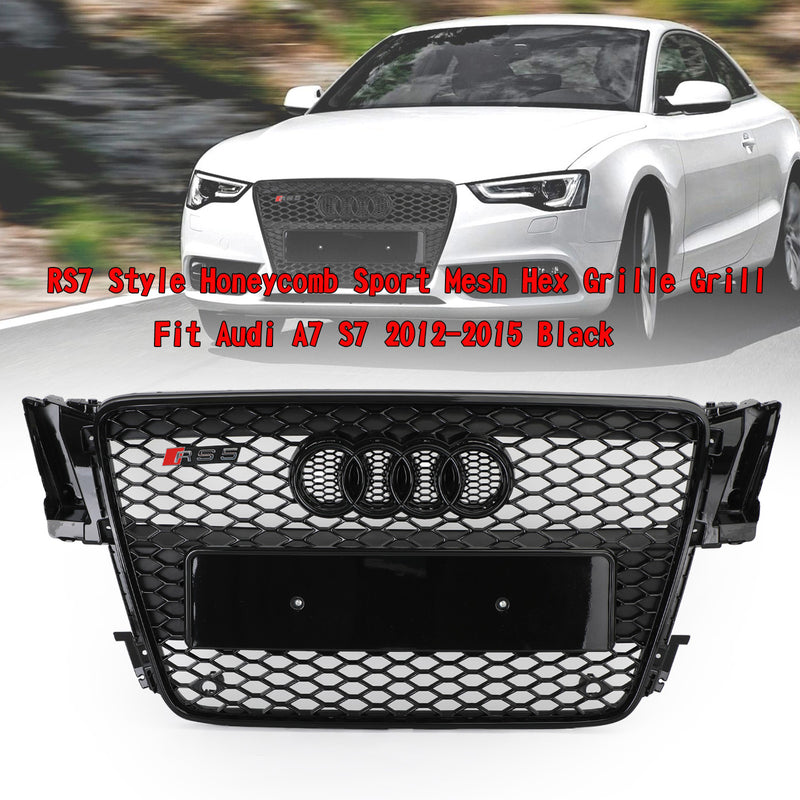 2008-2012 AUDI A5 S5 B8 Honeycomb RS5 Style Hood Sport mesh Grille Grill Generic