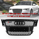 2008-2012 AUDI A5 S5 B8 Grill Replacement RS5 Style Hood Honeycomb Sport Mesh Grille Generic