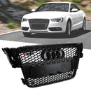 2008-2012 AUDI A5 S5 B8 Grill Replacement RS5 Style Hood Honeycomb Sport Mesh Grille Generic