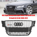 08-12 AUDI A5 S5 B8 RS5 Style Hood Henycomb Sport mesh Grille Grill Generic