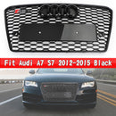 Audi A7 S7 2012-2015 Grill Replacement RS7 Style Honeycomb Sport Mesh Hex Grille Generic
