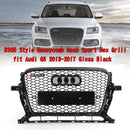 Audi Q5 2013-2017 Honeycomb Grill RSQ5 Style Mesh Sport Hex Grill Gloss Black Generic