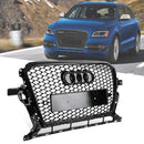 Audi Q5 2013-2017 Honeycomb Grill RSQ5 Style Mesh Sport Hex Grill Gloss Black Generic