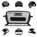 Audi Q5 2013-2017 Honeycomb Grill RSQ5 Style Mesh Sport Hex Grill Gloss Black Generic
