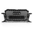 2013-2017 Audi Q5 Gloss Black RSQ5 Style Honeycomb Mesh Sport Hex Grill Replacement Generic
