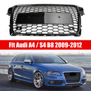 Audi A4/S4 B8 2009-2012 RS4 Style Honeycomb Sport Mesh Hex Grille Grill Black