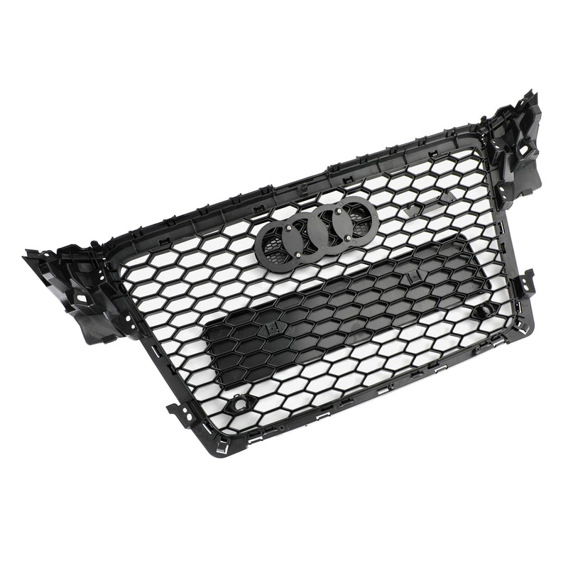 2009-2012 Audi A4/S4 B8 Honeycomb Sport Mesh Hex Grille RS4 Style Grill Replacement Black Generic