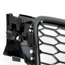 2009-2012 Audi A4/S4 B8 Grill Replacement RS4 Style Honeycomb Sport Mesh Hex Grille Black Generic