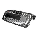 2009-2012 Audi A4/S4 B8 Grill Replacement RS4 Style Honeycomb Sport Mesh Hex Grille Black Generic