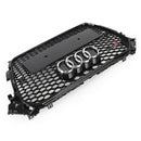 Audi A4 S4 2013-2016 Gloss Black RS4 Style Mesh Front Bumper Grille Grill