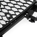 RS4 Style Mesh Front Bumper Grille Grill Fit Audi A4 S4 2013-2016 Gloss Black