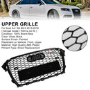 2013-2016 Audi A4 S4 RS4 Style Mesh Front Bumper Grille Grill Gloss Black Generic